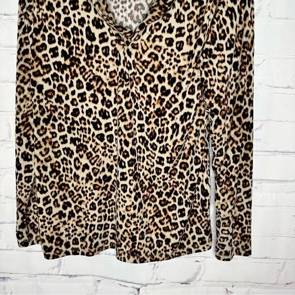 Charter Club small animal print top - Picture 4 of 7